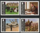 2010 Gibraltar SG.1355-8 Cent of Accession of KGV Set of 4 values U/M (MNH)