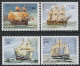 1997 Portugal SG.2544-7 Sailing Ships Set of 4 values U/M (MNH)