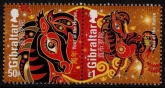2014 Gibraltar - SG.1563-4 Year of The Horse   U/M(MNH)