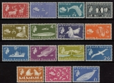 South Georgia 1963 SG1-15 Definitives short set 15 values mounted mint