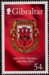 2013 Gibraltar SG.1509 54th Member of UEFA U/M (MNH)