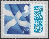 S 184   King Charles III 2nd Flag  (Bar Code/Data Matrix)  Litho ISP/Cartor. U/M (MNH)