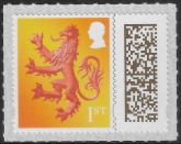 S 185   King Charles III  1st Lion  (Bar Code/Data Matrix)  Litho ISP/Cartor. U/M (MNH)