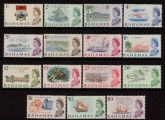 1967 Bahamas SG.295-309 definitive set of 15 values U/M(MNH)