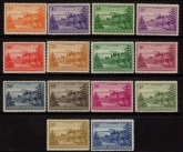 1947-58 Norfolk Islands SG.1-12a Set of 14 values U/M (MNH)