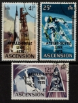 1975 Ascension SG192-4 Apollo-Soyuz Space Link Set of 3 Values VFU