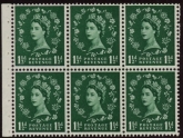 SB66 Crowns whiter paper 6 x 1½d. wmk. upright perf I. good perfs.U/M (MNH)