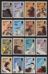 1996 Ascension SG.679-84 Birds & their young Set of 16 values  VFU