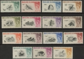1960 Falkland Islands - SG.193-207 Definitives Set of 15 values. mounted mint.