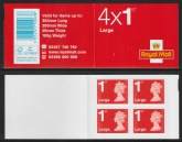 RB4b  4 x 1st Large  Issued 2014 containing U3037 code MFIL MA14  Tel.0345 Walsall. RB4b  4 x 1st Large  Issued 2014 containing U3037 code MFIL MA14  Tel.0345 Walsall.