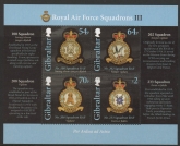 2014 Gibraltar RAF Squadrons III  Mini Sheet  U/M (MNH)