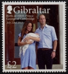 2013 Gibraltar SG.1530 Birth of Prince George U/M(MNH)