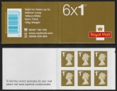 RC1b 6 x 1st Issued 2007 containing SG.2655 (PIP)  'to find a postcode'.Walsall. RC1b 6 x 1st Issued 2007 containing SG.2655 (PIP)  'to find a postcode'.Walsall.
