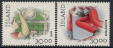 1992 Iceland SG.783-4 Sport Set of 2 values U/M (MNH)