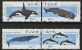 1999 Iceland SG.915-8 Marine Mammals (1st Series) Set of 4 values U/M (MNH)