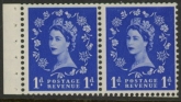 SB22  Tudor Crown 2x1d.  wmk. upright. perf I (good perfs.) U/M (MNH)