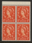 SB9 Crowns 4x½d,  wmk. upright. perf AP (good perfs) U/M (MNH)