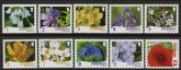 2009 Guernsey SG.1274-83 Wild Flora (2nd Series) Set of 10 values U/M (IMNH)