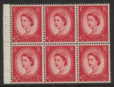 SB80 Tudor Crown 6x2½d,  wmk. upright perf  I (good perfs). U/M (MNH)