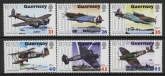 2000 Guernsey SSG.857-62 60th Anniv of Battle of Britain Set of 6 values U/M (MNH)
