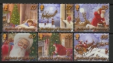 2009 Guernsey SG.1009-14 Christmas Set of 6 values U/M (MNH)