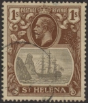 1922 St.Helena SG.106 KGV 1/- grey & brown (wmk. script). very fine used.
