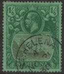 1927 St.Helena SG.107 KGV 1/6d grey & green/green (wmk. script). very fine used.