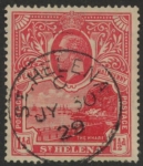 1922 St.Helena SG.90 KGV 1½d rose-scarlet (wmk script) very fine used.