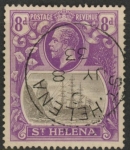 1923 St. Helena - SG.105  8d grey & bright violet. (wmk Script) very fine used.