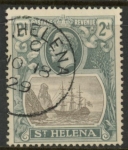 1923 St. Helena - SG.100  2d grey & slate. (wmk Script) very fine used.