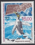 1998  French Antarctic.  SG.388  'Air' Penguin Research. 1 value. U/M (MNH)