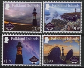 2025 Falkland Islands SG.tba  Lighthouses. Set of 4 values U/M (MNH)