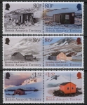 2025 British Antarctic SG.tba  Historic Huts & Bases. set 6 values. U/M (MNH)