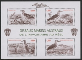 2014 French Antarctic MS.715 Austral Seabirds Mini Sheet U/M (MNH)