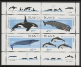 1999 Iceland MS.919 Marine Mammals Mini Sheet U/M (MNH)