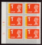 U3050 1st Large 'Signed For'  Cyld W1 x 3 M20L  SBP T2 L/s  grid  R1 C2  Walsall U/M (MNH)