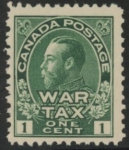 1915  Canada SG.228 1c green 'War Tax'  U/M (MNH)