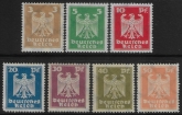 1924 Germany SG.369-375  set 7 values U/M (MNH)