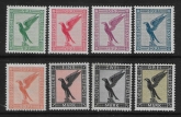 1926 Germany SG.392-399  'AIR'set 8 values U/M (MNH)