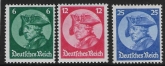 1933 Germany SG.490-2 Opening of Reichstag. set 3 values U/M (MNH)