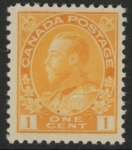 1922  Canada SG.246  1c chrome yellow die I  U/M (MNH)