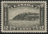 1930  Canada  SG.300  12c grey-black  'Old Citadel Quebec'  mounted mint