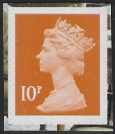 U3058  10p 2b dull orange (no date no source code) Walsall ex DY1. U/M (MNH)