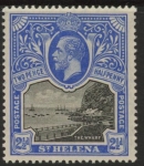 1913 St. Helena SG.76 2½c black and bright blue mounted mint
