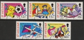 1993 St. Helena SG.648-52 Christmas Toys Set of 5 values Used