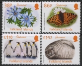 2026 Falkland Islands SG.tba  Seasons 'Summer'. Set of 4 values U/M (MNH)
