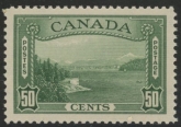 1938 Canada SG.366 50c green  U/M (MNH)