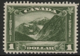 1930 Canada SG.303 $1 olive-green mounted mint