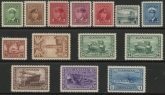 1942 Canada SG.375-88 Set of 14 values mounted mint