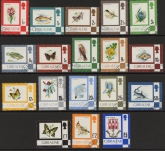 1977-82 Gibraltar SG.374-89a Set of 18 values used